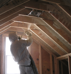 Oceanside CA attic spray foam insulation